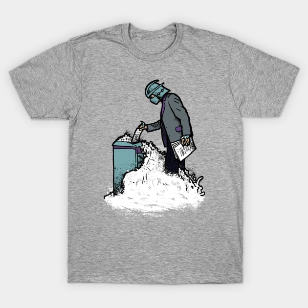 Shredder at work T-Shirt by jonah block